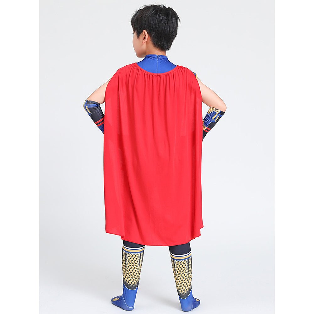 Little Surprise Box Thunder God Superhero Kids Halloween Costume Fancy Dress Up - LSB - HWC - THUNDERTHOR - 3 - 4Y
