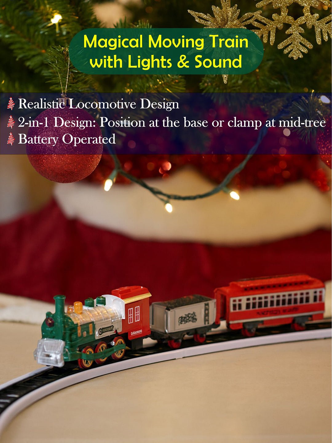 Little Surprise Box Train Set - Magical Christmas Decor - Track Set