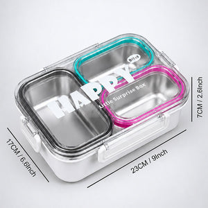 Little Surprise Box Transparent Lid Lunch Box - Black Baby Food & Storage