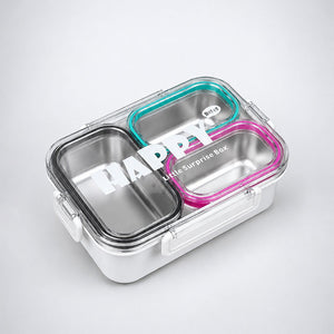 Little Surprise Box Transparent Lid Lunch Box - Black Baby Food & Storage