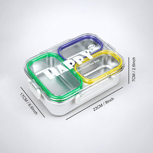 Little Surprise Box Transparent Lid Lunch Box | The Mom Store - Blue Lunch Box