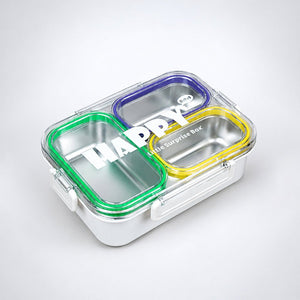 Little Surprise Box Transparent Lid Lunch Box | The Mom Store - Blue Lunch Box