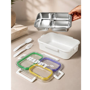 Little Surprise Box Transparent Lid Lunch Box | The Mom Store - Blue Lunch Box