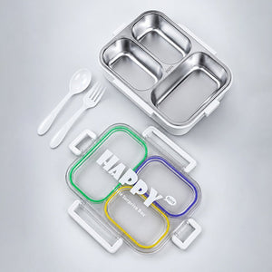 Little Surprise Box Transparent Lid Lunch Box | The Mom Store - Blue Lunch Box