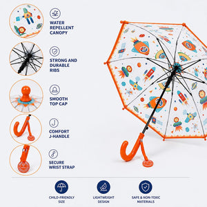 Little Surprise Box Transparent Umbrella | The Mom Store - ROCKET Kids Umbrella