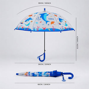 Little Surprise Box Transparent Umbrella | The Mom Store - SEASHARK Kids Umbrella