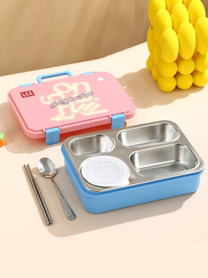 Little Surprise Box Travel theme Stainless Steel Tiffin/Lunch Box for Kids and Adults - LSB - LB - PNKTRAVEL