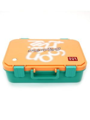 Little Surprise Box Travel theme Stainless Steel Tiffin/Lunch Box for Kids and Adults - LSB - LB - ORNGTRAVEL