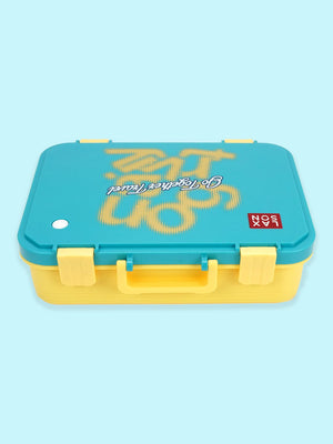 Little Surprise Box Travel theme Stainless Steel Tiffin/Lunch Box for Kids and Adults - LSB - LB - ORNGTRAVEL