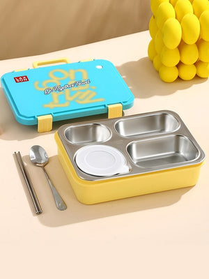 Little Surprise Box Travel theme Stainless Steel Tiffin/Lunch Box for Kids and Adults - LSB - LB - TEALTRAVEL