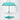 Little Surprise Box Turquoise Frills Checks Umbrella | The Mom Store - Monsoon Wear
