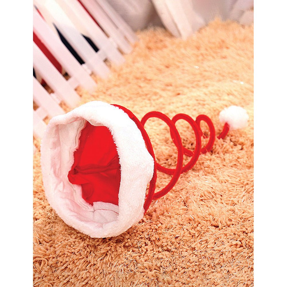 Little Surprise Box Ultra Bouncy Spring Santa Christmas Party Hats - Christmas Hat