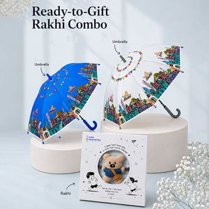 Little Surprise Box Umbrella Rakhi Gift Combo - Rakhi Combo