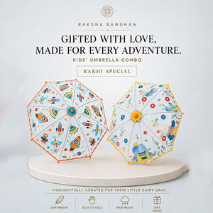 Little Surprise Box Umbrella with free Rakhi Combo - Rakhi Combo