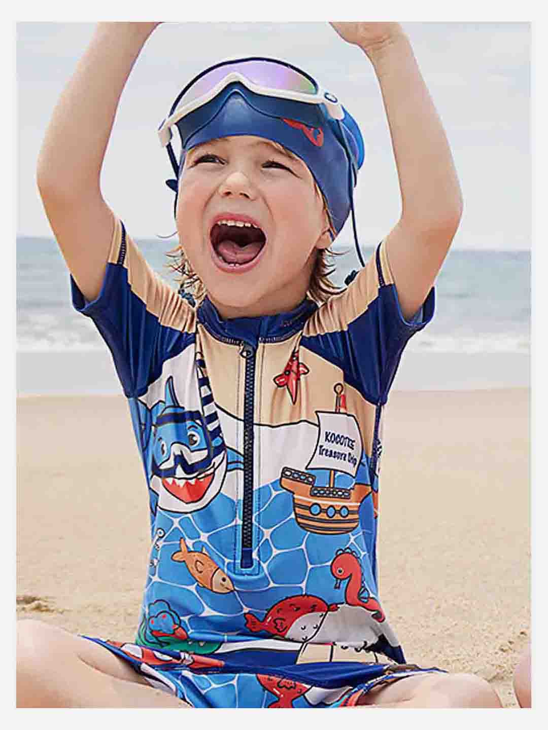 Little Surprise Box Under Sea theme Swimwear for Kids & Toddlers with UPF 50+ - LSB-SW-KKUNDERSEA110