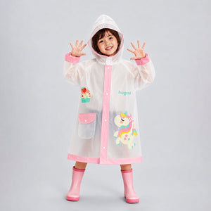 Little Surprise Box Unicorn Pink Raincoat | The Mom Store - 3-4 Years Monsoon Wear