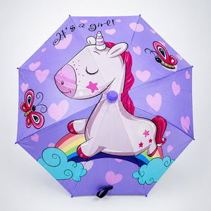 Little Surprise Box Unicorn Rainbow Kids Umbrella | The Mom Store - Monsoon Wear