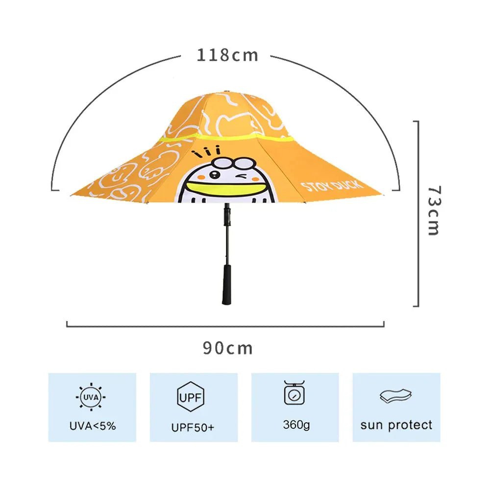 Little Surprise Box Unique Spanish Patio Style Kids Umbrella - LSB - UM - Patio - Ducklingorange