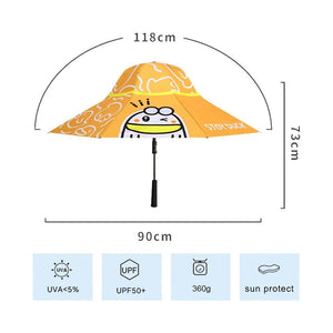Little Surprise Box Unique Spanish Patio Style Kids Umbrella - LSB - UM - Patio - Ducklingorange