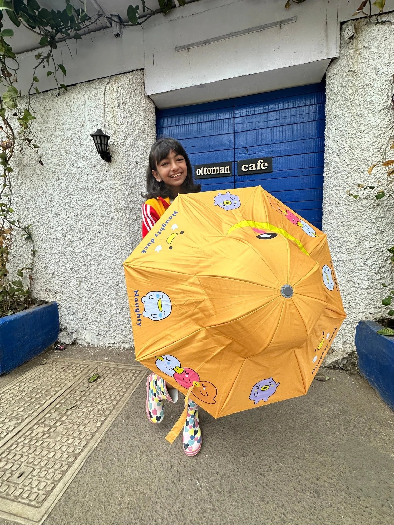 Little Surprise Box Unique Spanish Patio Style Kids Umbrella - LSB - UM - Patio - Ducklingorange