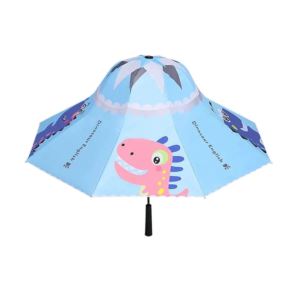 Little Surprise Box Unique Spanish Patio Style Kids Umbrella - LSB - UM - Patio - Dinoblue