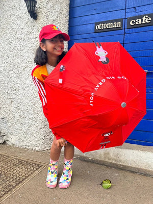 Little Surprise Box Unique Spanish Patio Style Kids Umbrella - LSB - UM - Patio - Toyduckgreen