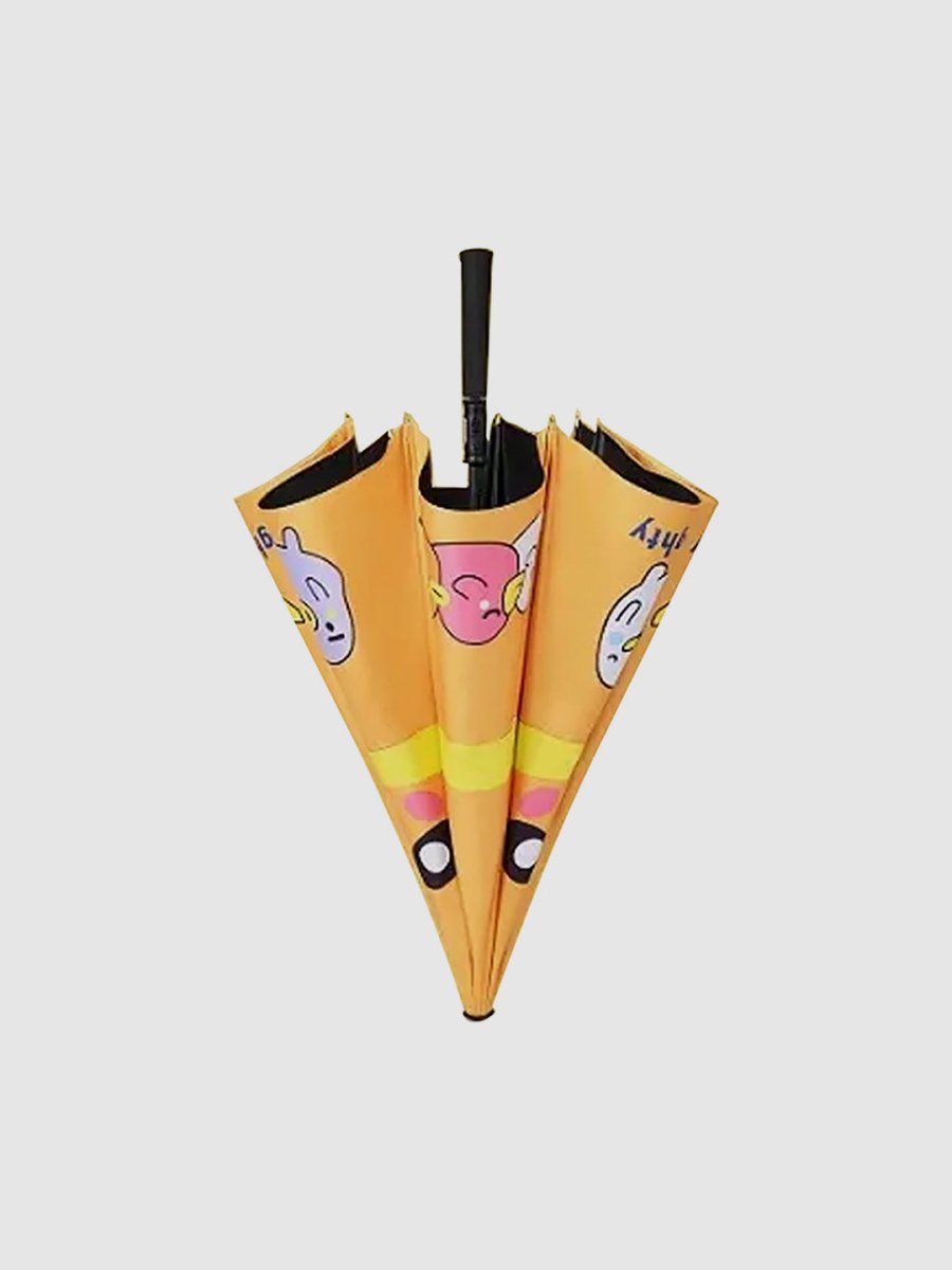 Little Surprise Box Unique Spanish Patio Style Kids Umbrella - LSB-UM-Patio-Ducklingorange