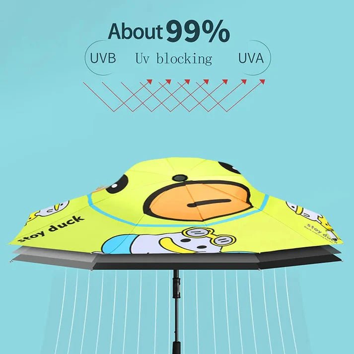 Little Surprise Box Unique Spanish Patio Style Kids Umbrella - LSB - UM - Patio - Ducklingorange