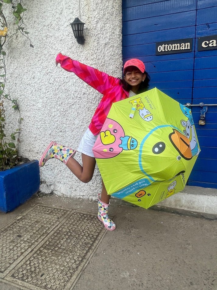 Little Surprise Box Unique Spanish Patio Style Kids Umbrella - LSB - UM - Patio - Ducklingorange