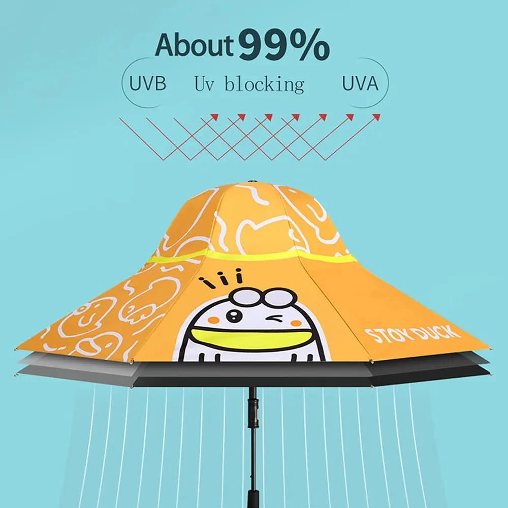 Little Surprise Box Unique Spanish Patio Style Kids Umbrella - LSB - UM - Patio - Ducklingorange