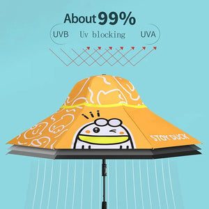 Little Surprise Box Unique Spanish Patio Style Kids Umbrella - LSB - UM - Patio - Ducklingorange