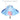 Little Surprise Box Unique Spanish Patio Style Kids Umbrella - LSB - UM - Patio - Dinoblue