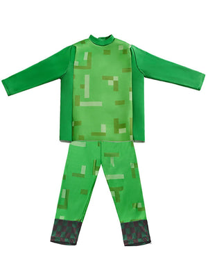Little Surprise Box, Videogame Creeper , Kids Halloween Costume Fancy Dress Up - LSB - HWC - CREEPER - 4 - 6Y