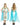 Little Surprise Box, White & Blue Egyptian Girl , Kids Halloween Costume Dress Up for girls - LSB - HWC - BLUEGYPTGIRL - 7 - 8Y