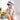 Little Surprise Box White Dotted Dino World Swimwear Set + Long Cap, Wash Bag & Detergent - 2 - 3 Years Kids Swimwear