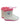 Little Surprise Box, White & Pink Band Rubber Rain Gumboots for kids - LSB - GB - S7 - WHTE - BAND - 28EU
