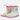 Little Surprise Box, White & Pink Band Rubber Rain Gumboots for kids - LSB - GB - S7 - WHTE - BAND - 28EU