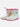 Little Surprise Box, White & Pink Band Rubber Rain Gumboots for kids - LSB - GB - S7 - WHTE - BAND - 28EU