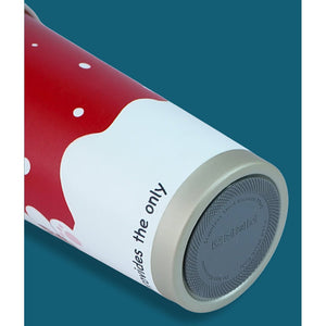 Little Surprise Box White Puppy, Christmas themed, Xmas stainless steel Coffee/Water Tumbler Bottle, 500ml with free cleaning brush - Xmas Bottles