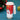 Little Surprise Box White Puppy, Christmas themed, Xmas stainless steel Coffee/Water Tumbler Bottle, 500ml with free cleaning brush - Xmas Bottles