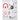 Little Surprise Box White Red Apple Dual Lid Water Bottle | The Mom Store - White Water Bottle