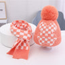 Little Surprise Box Winter Cap Beanie & matching Neck Muffler 2pcs Set - LSB - CAPMS - PCHCHCKS