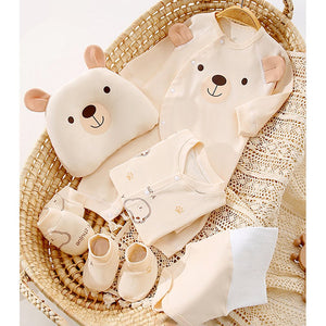 Little Surprise Box Woodland Bear 21pcs Baby Totebag Gift Set (0–12 Months) - Baby Gifting