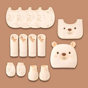 Little Surprise Box Woodland Bear 21pcs Baby Totebag Gift Set (0–12 Months) - Baby Gifting