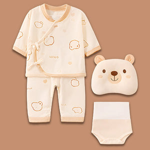 Little Surprise Box Woodland Bear 21pcs Baby Totebag Gift Set (0–12 Months) - Baby Gifting