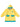 Little Surprise Box Yellow Dino Volcano Kids Raincoat with Backpack Carrying Space - LSB-S4-RC-DINOBIG-LARGE