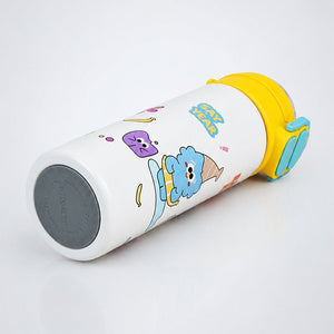 Little Surprise Box Yellow Lid Snack Time Buddy Water Bottle | The Mom Store - Yellow Water Bottle
