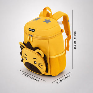 Little Surprise Box Yellow Lion Kids Backpack | The Mom Store - Back To School