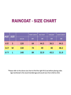Little Surprise Box, Yellow Robot knee length raincoat for kids - LSB - RC - YELW - ROBOT - LK - S