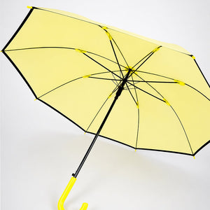 Little Surprise Box Yellow Solid Border Umbrella | The Mom Store - Monsoon Wear